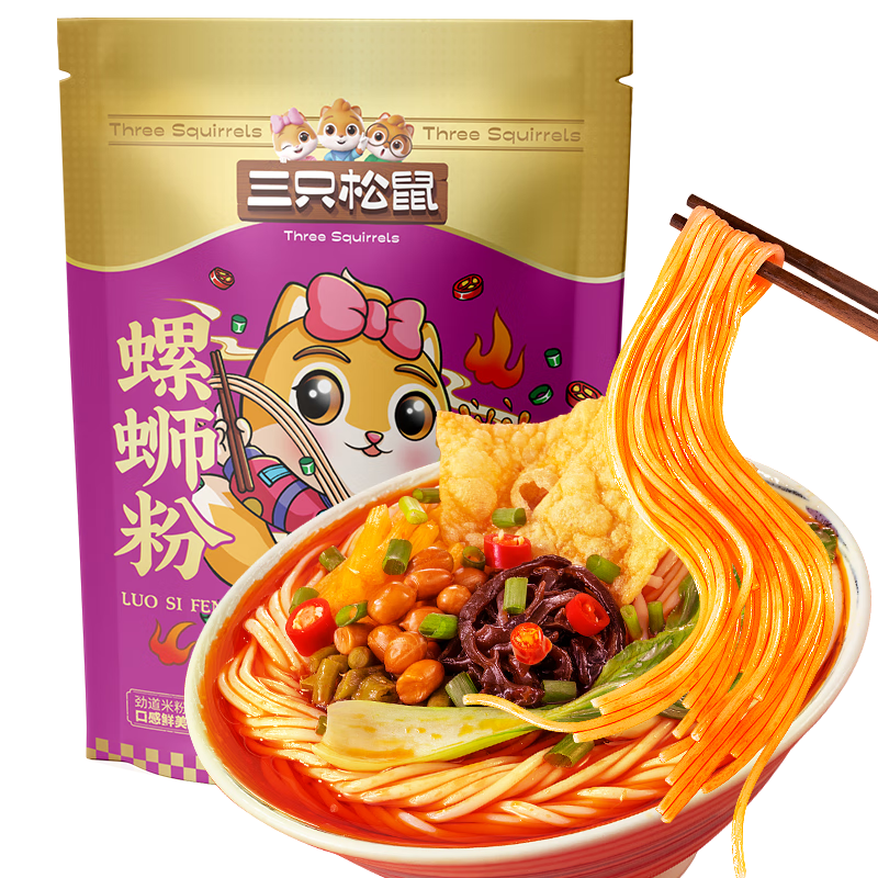 三只松鼠 撸粉商店 螺蛳粉 300g