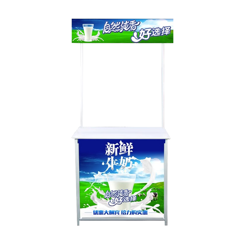 振櫸促銷臺試吃臺超市促銷架展示臺地推桌擺攤小推車可移動折疊展示架 加強鐵質(zhì)促銷臺單架子