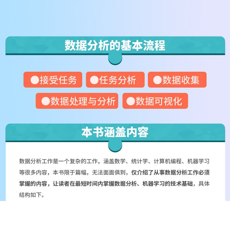 python数据分析教科书 大数据时代机器学习数据科学自然语言处理中的数据处理与分析技术 网络爬虫技术numpy pandas Matplotlib scikit-learn 
