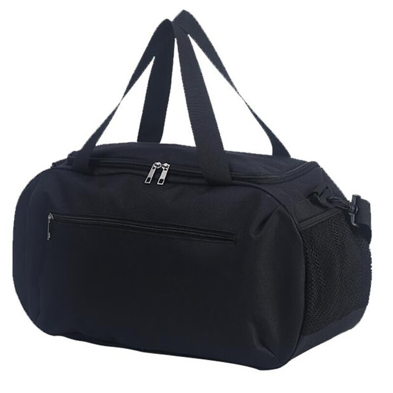 佳品优轻便旅行包健身包定制大容量篮球足球包运动包防水印logo 黑色