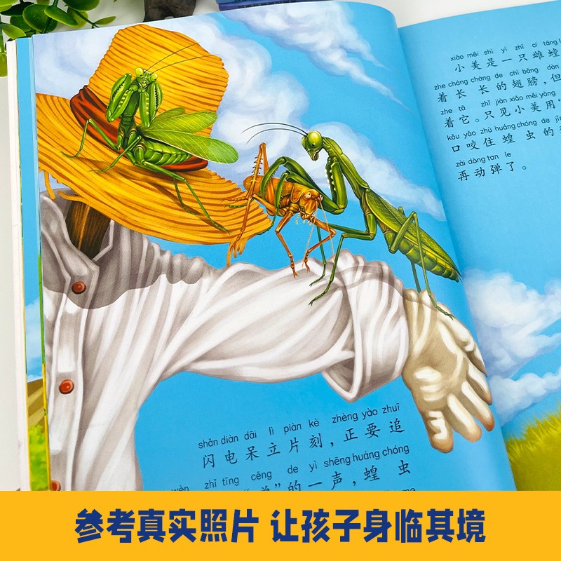 法布尔昆虫记全套共10册 彩图注音版绿蝈蝈螳螂蝉萤火虫圣甲虫等献给孩子的昆虫百科读物 小学生一二三年级儿童绘本科普故事书课外阅读书籍暑假阅读暑假课外书课外暑假自主阅读暑期假期读物详情图