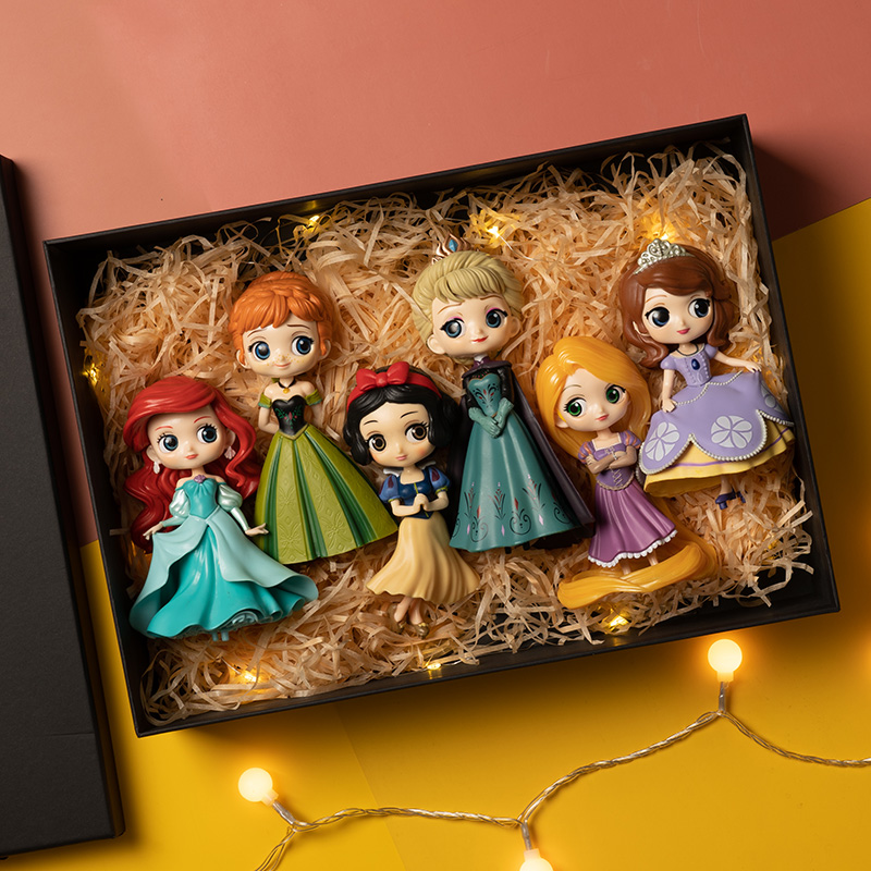 迪士尼（Disney）新年礼物生日礼物白雪公主冰雪奇缘艾莎美人鱼盲盒苏菲亚摆件爱莎 冰雪6公主（礼盒版） 13cm怎么样,好用不?