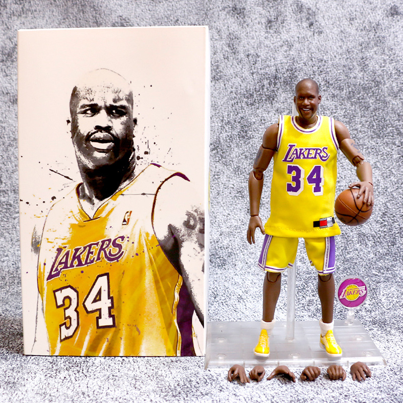 nba球星手办篮球模型 科比詹姆斯库里哈登可动人偶公仔男生礼物