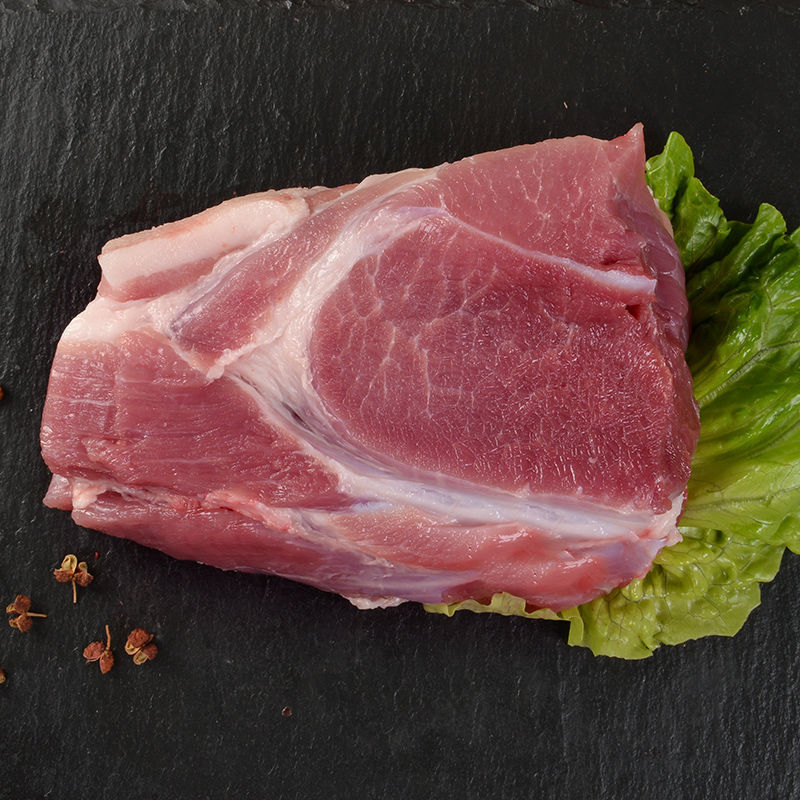 弄鱼堂 国产新鲜现杀猪肉 带膘前腿肉猪腿肉生鲜猪肉批发 4斤带膘前腿