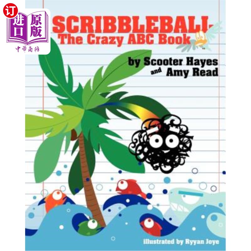海外直订scribbleball: the crazy abc book scribbleball:疯狂的abc