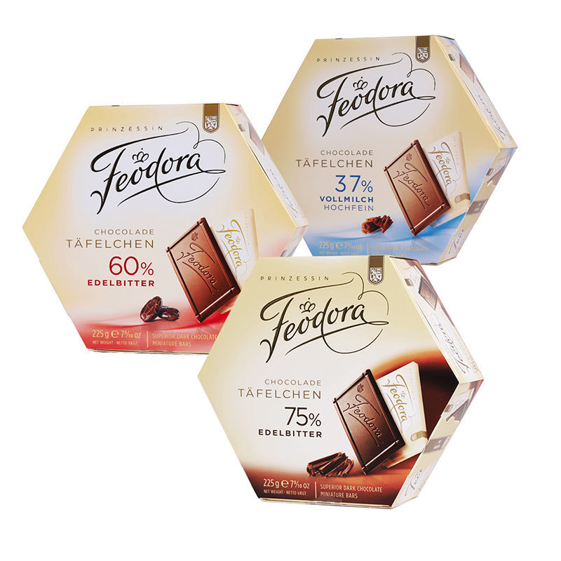 菲多雅巧克力 菲多亚巧克力 德国feodora公爵夫人赌神同款黑巧克力60%