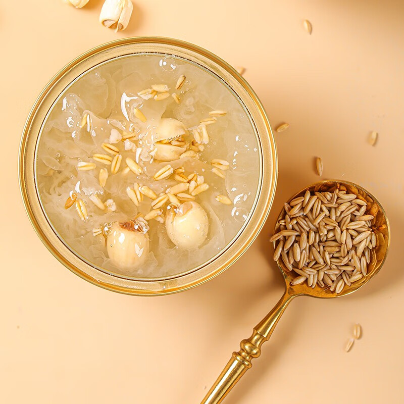 颜如耳即食鲜炖银耳羹 燕麦莲子口味速食轻食代餐 银耳莲子羹 白木耳 燕麦莲子口味 260g*6碗/箱