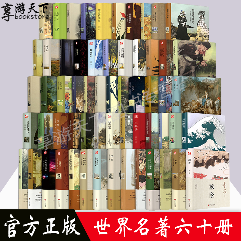 【60本精装】世界名著文学名著故乡城南旧事鲁滨孙漂流记格列佛游记安妮日记飘巴黎圣母院假如给我三天光明