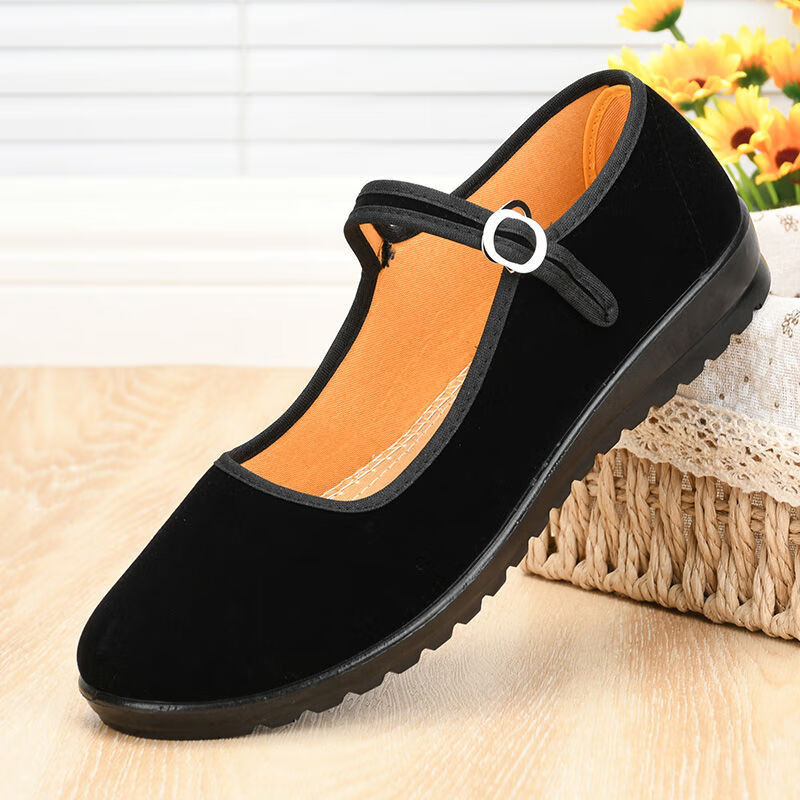 区森大码女鞋40-43宽胖脚夏天老北京布鞋超特大码41-43老北京布鞋女士