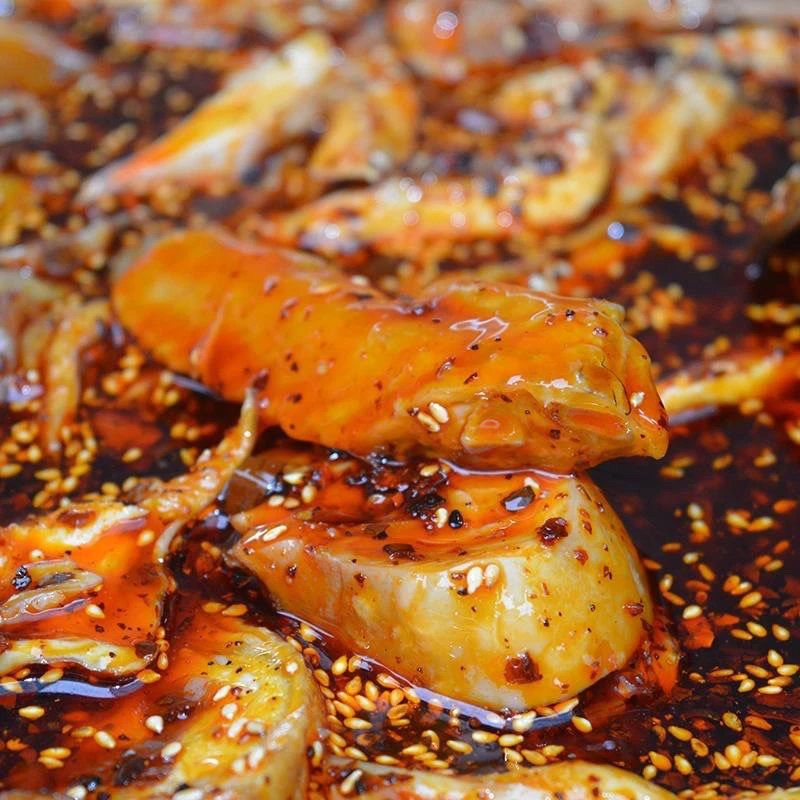 iosn孙记麻辣鸡丰都麻辣鸡块口水鸡冷吃即食凉菜重庆鬼城特产 0.