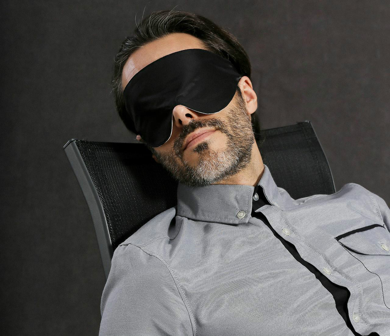 顾致眼罩遮光睡眠男磁疗助眠女睡觉专用儿童护眼罩男士 黑色 均码可