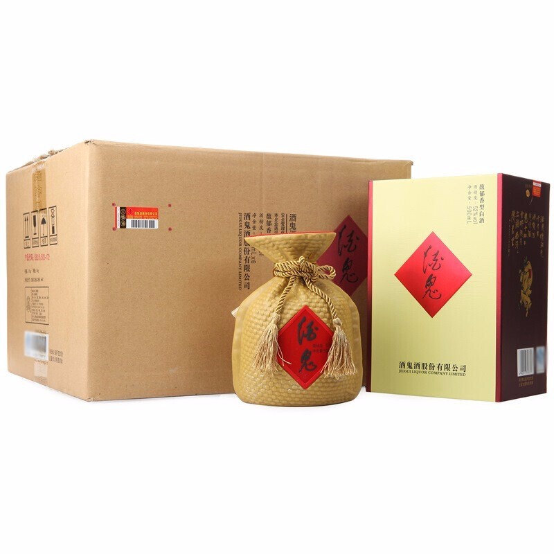 酒鬼 无上妙品 馥郁香型高度白酒 52度500ml *6瓶 整箱装