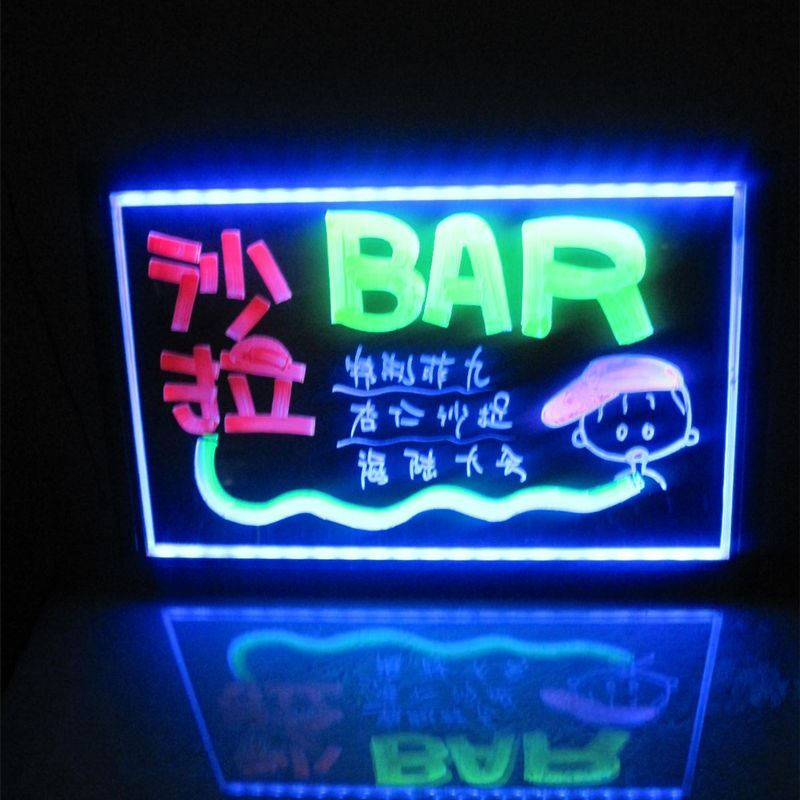 迦南歌基led手写荧光板 电子广告牌闪光黑板立式海报悬挂店铺灯箱夜市