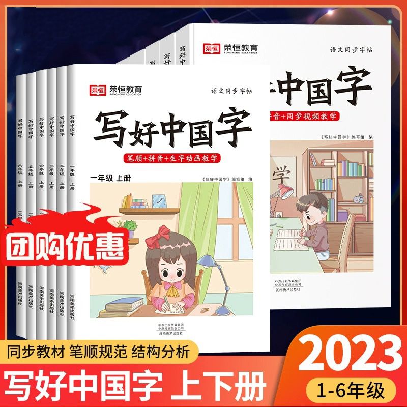 抖音同款小学生写好中国字正楷临摹儿童硬笔
