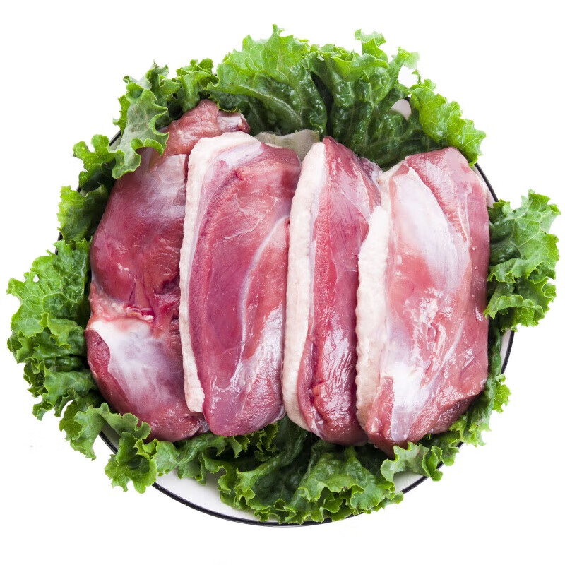 湾钰蜜冷冻带皮鸭胸肉冷冻鸭脯肉单冻鸭大胸生鲜鸭货生鸭肉香煎健身