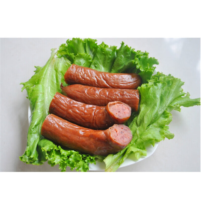 虎钢馋河北特产保定驴肉香肠驴肉熏肠灌肠驴肉烧饼火烧卷焖子肠子闷子