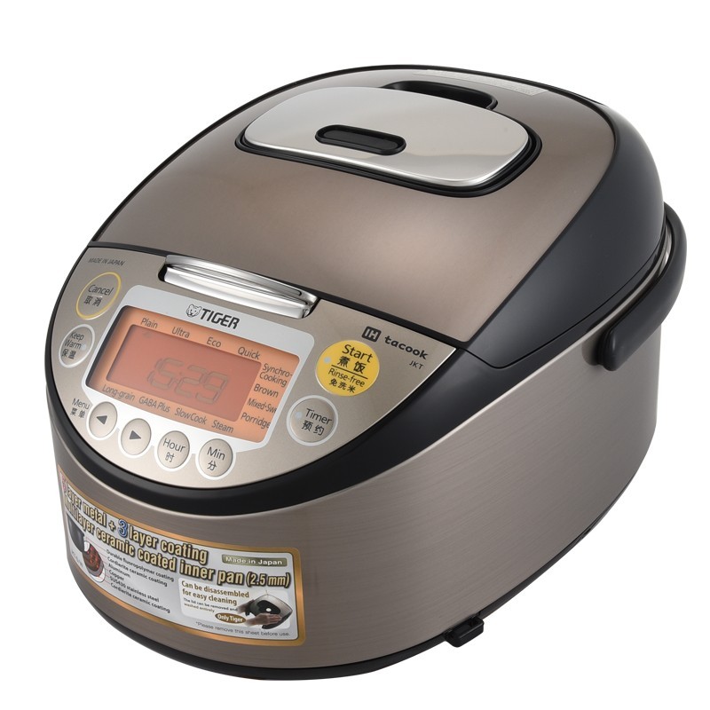 虎牌(tiger) 电饭煲 原装进口土锅涂层内胆ih加热方式电饭锅 jkt-w10