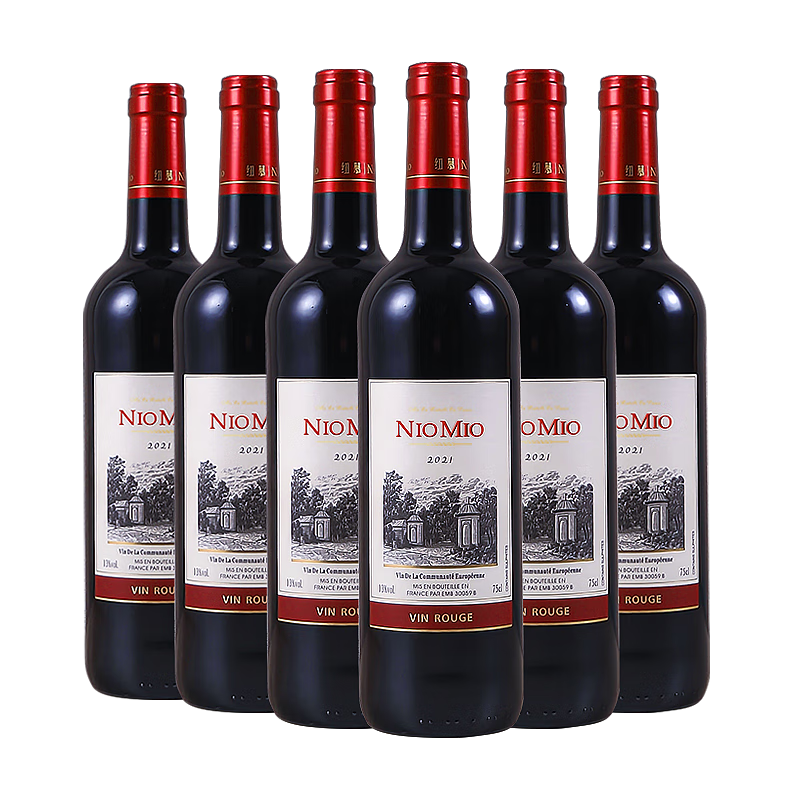 纽慕法国红酒原瓶进口红酒伴手礼干红葡萄酒750ml
