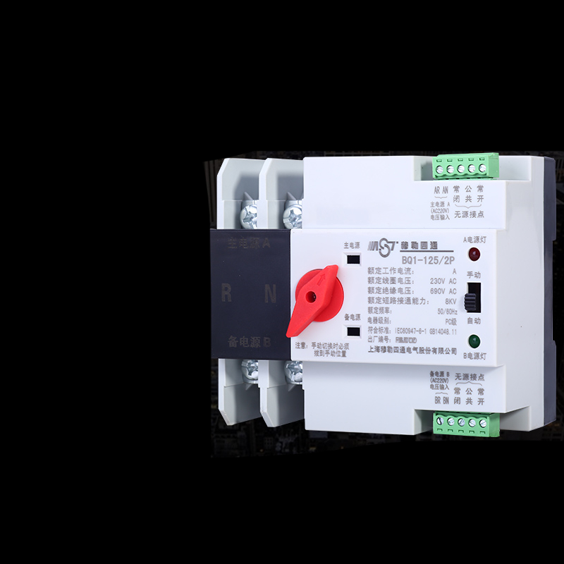 双电源转换开关单相220v100a125a不断电切换开关市电转发电大功率 2p