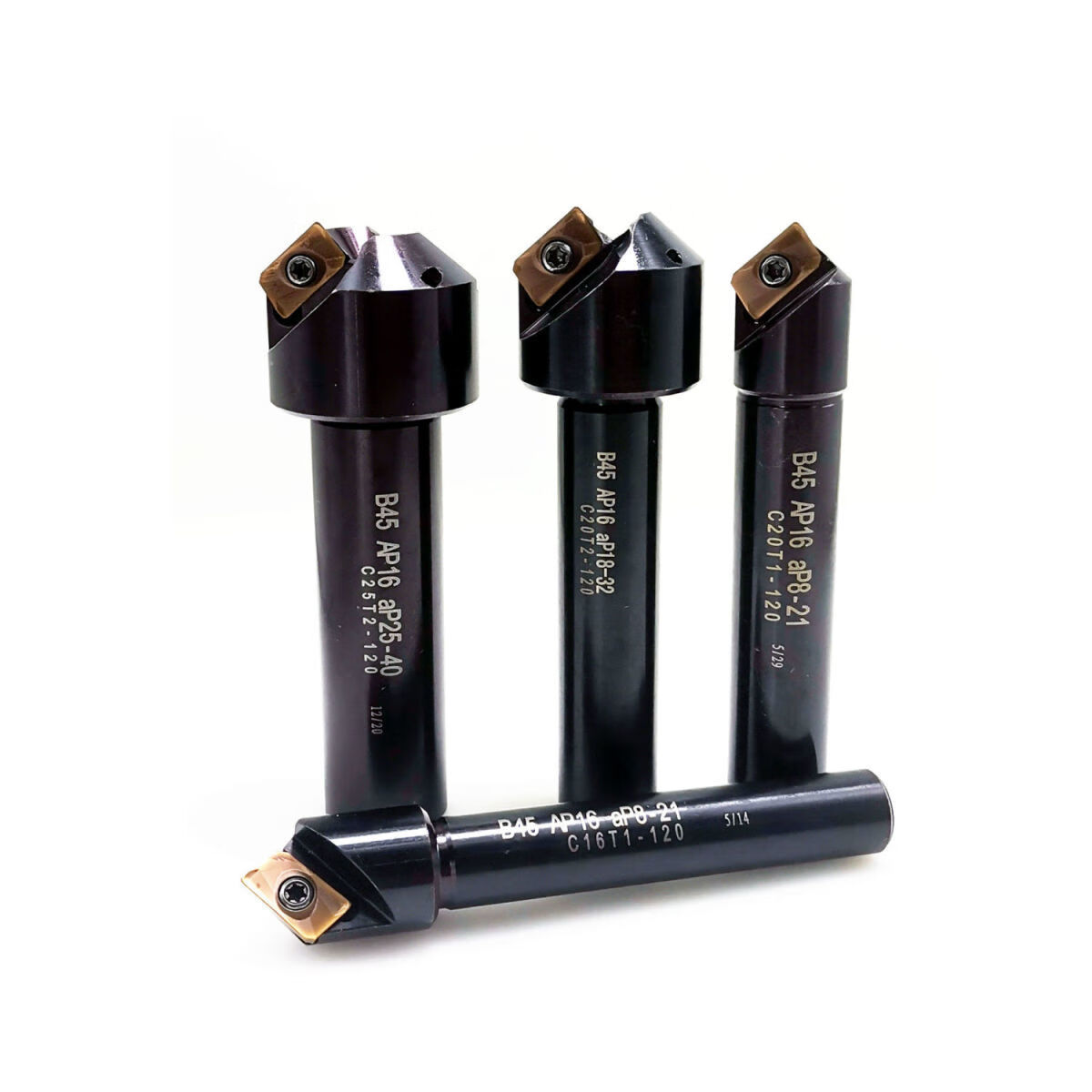 数控45度倒角刀杆内外装刀片倒角刀45度加工中心直柄倒角刀高精度 45