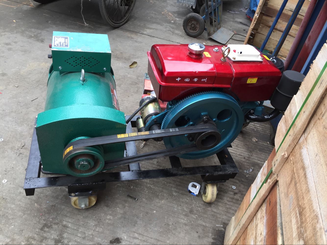 常州单缸手摇柴油发电机组 52f102f15千瓦242f30kw20单相220三相3 5kw