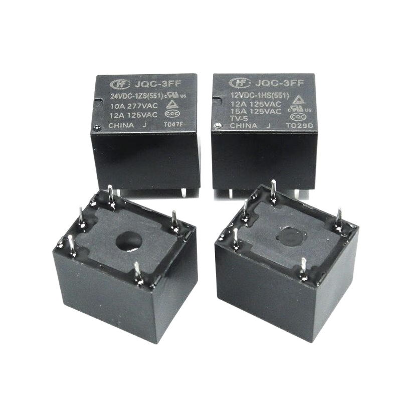 hf3ff 5v12v24v继电器4脚5脚 10a srdt73833 jqc-3ff jqc3ff 0051hs