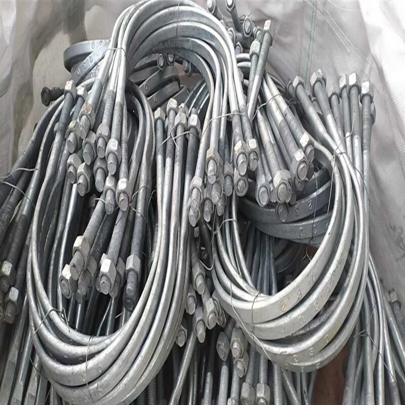 驰翁热镀锌u型抱箍电力电线杆承重支架管卡广告牌卡箍m16m18*150-400