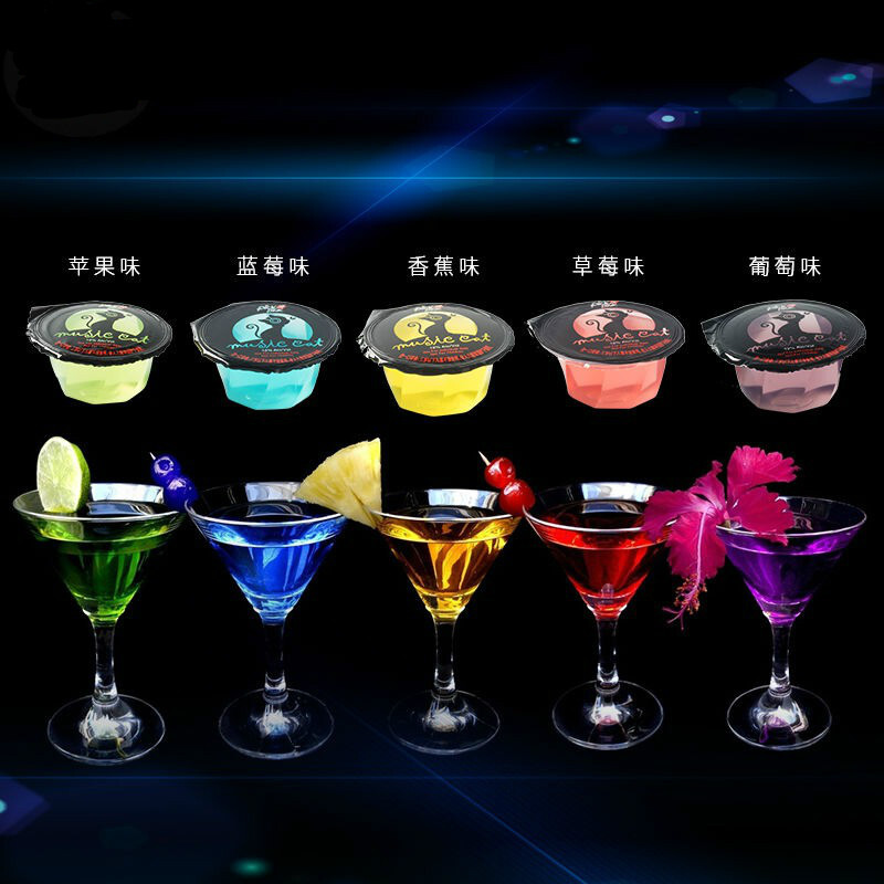 比克比客小乌布丁高度数多种口味恶魔果冻鸡尾酒果冻 果冻酒礼鹤鞍