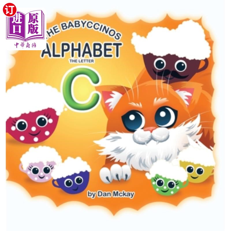 海外直订the babyccinos alphabet the letter c babyccinos字母表是