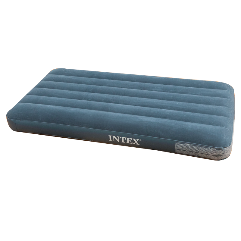INTEX 64732单人加大线拉充气床垫 家居露营气垫床 户外防潮垫 家用空气床午休躺椅单双人折叠床99*191*25cm