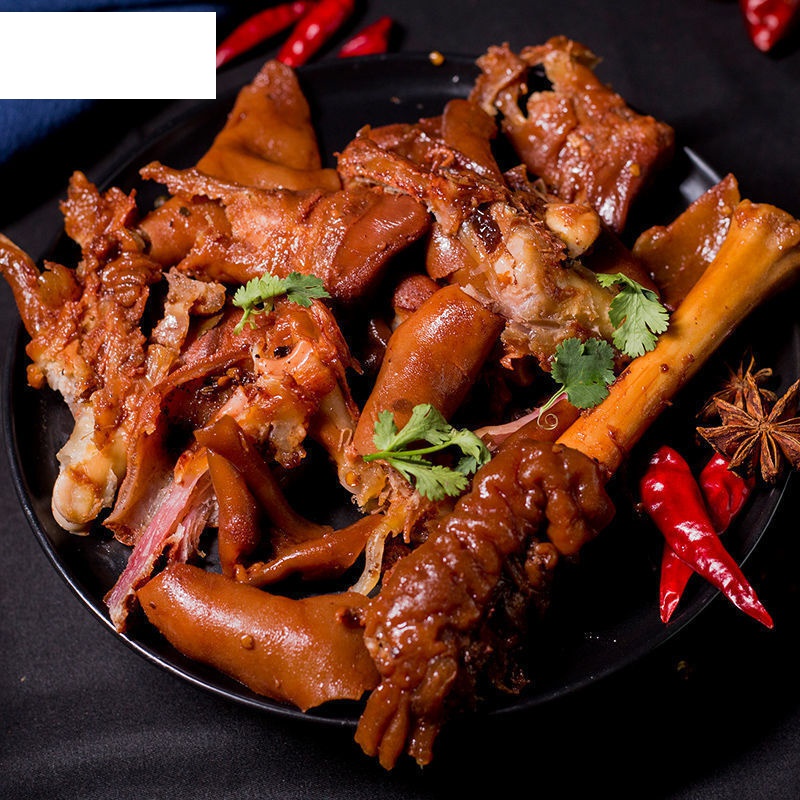 独立装8只装麻辣羊蹄羊蹄子羊脚五香羊蹄零食小吃熟羊蹄即食 酱香羊蹄