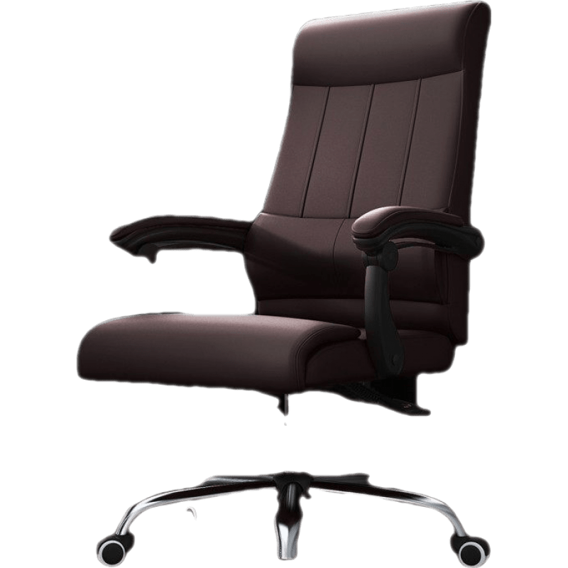 骆驼电脑椅家用办公椅老板椅 背靠可调可升降舒适久坐电竞椅人体工学椅书房书桌老板椅子 黑色+大角度可躺 钢制脚  固定扶手