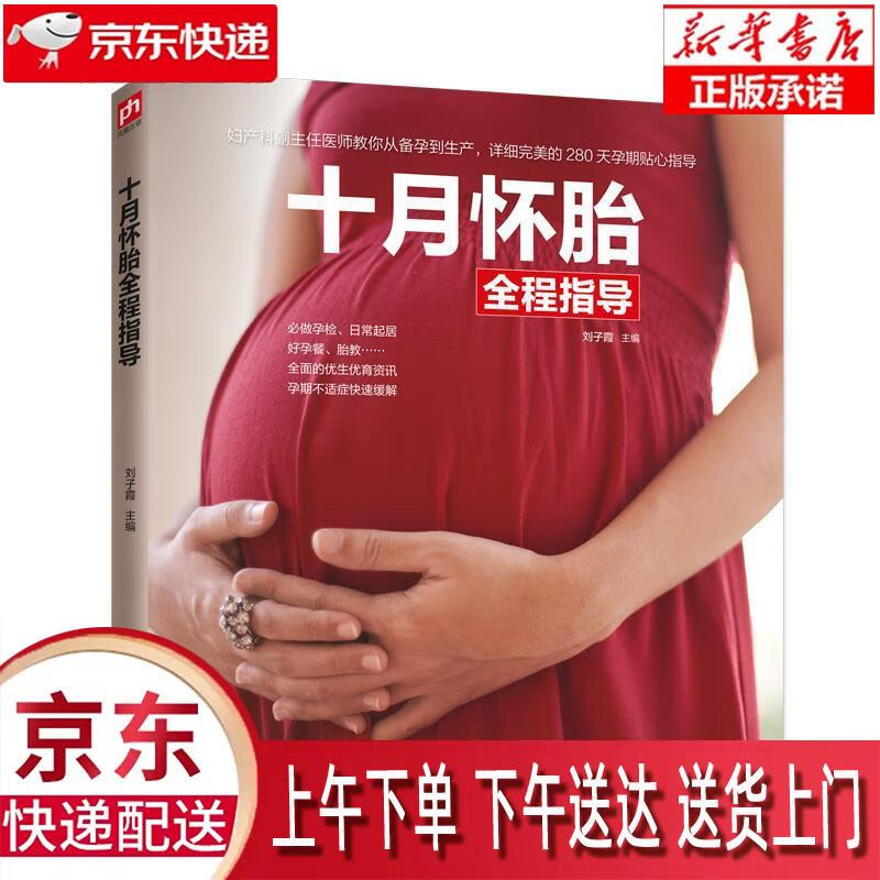 【正版图书全新速发】十月怀胎全程指导 刘子霞 江苏凤凰科学技术出版社