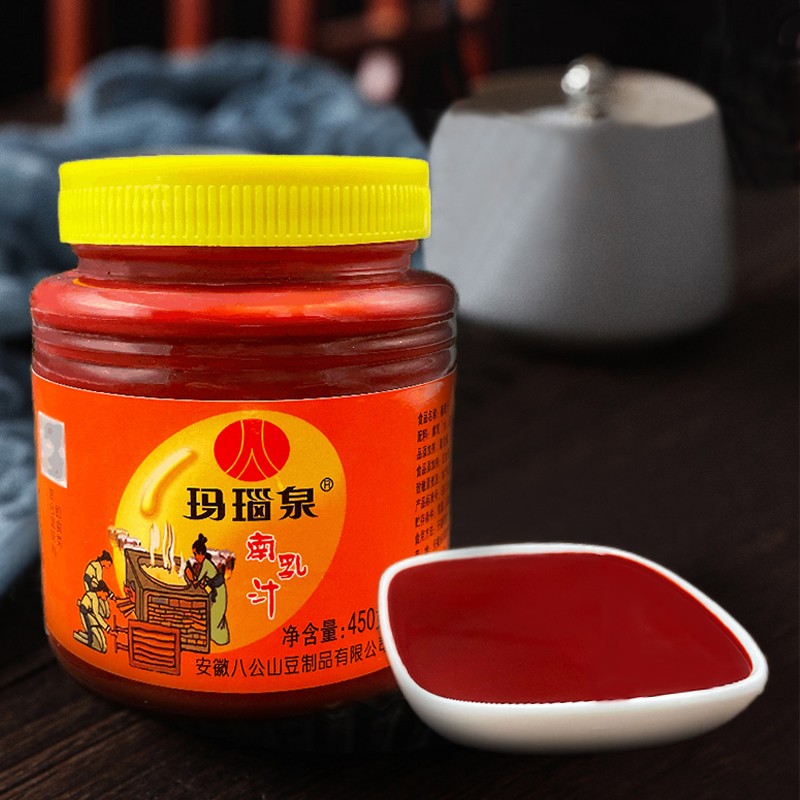 南乳汁450g红方腐乳汁炖东坡红烧肉调料玛瑙泉南乳酱佐餐火锅点蘸