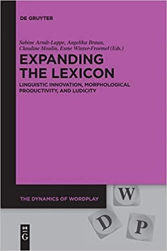 预订 expanding the lexicon