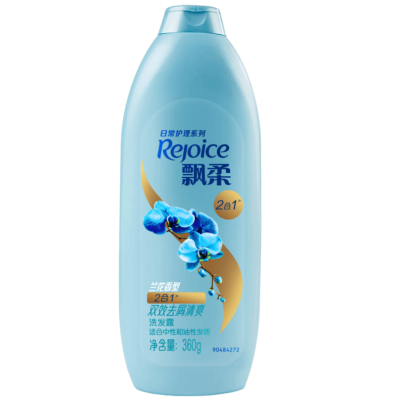 飘柔洗发水去屑止痒控油 男士女士通用洗发露 清爽去屑360g