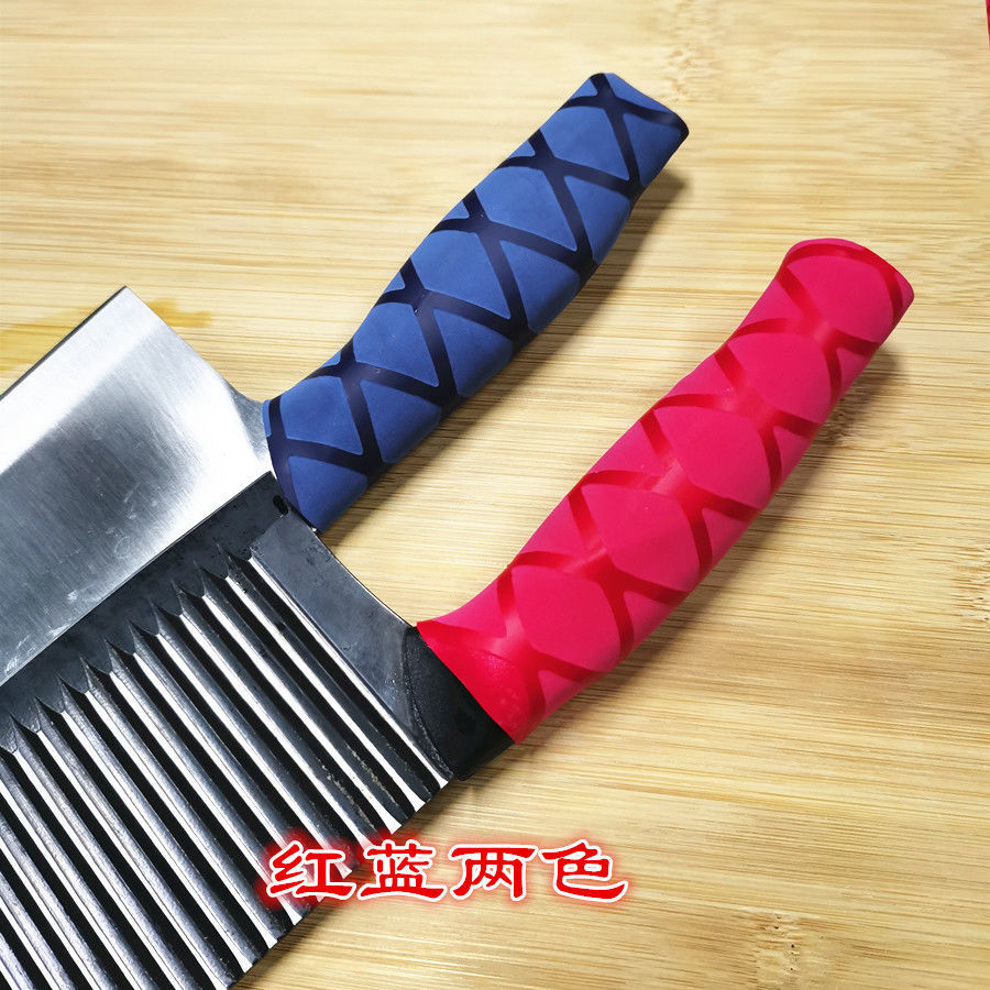 菜刀具彩色刀柄套刀把套热缩分色生熟荤鲜酒店餐饮4d厨房色标管理 细