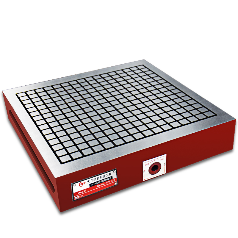 定制强力cnc雕铣机方格吸盘锣强力永磁吸盘加工中心铣床磁盘 加硬实心