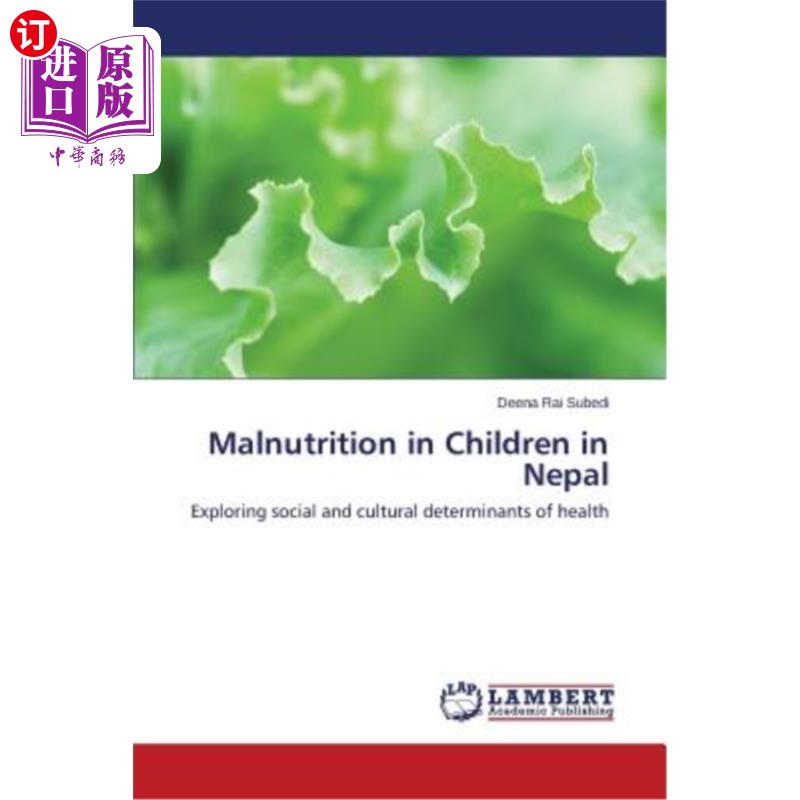 海外直订医药图书malnutrition in children in nepal 尼泊尔儿童营养