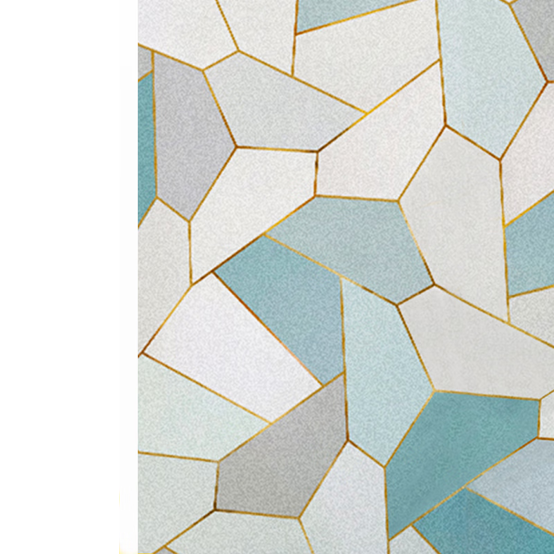 quatrefoil 印花磨砂玻璃貼膜靜電無膠門窗衛(wèi)浴窗戶貼紙 90*200cm白蘭格