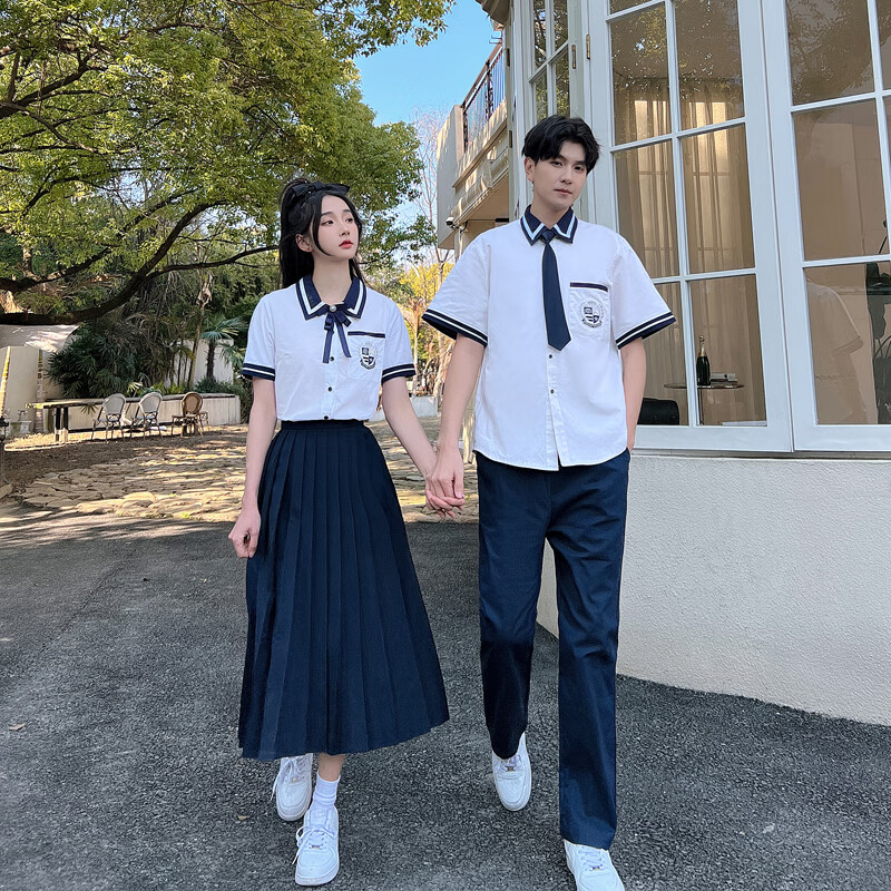 鲁邦爵班服毕业套装男日系校服中学生演出服初三高三jk制服大合唱初生