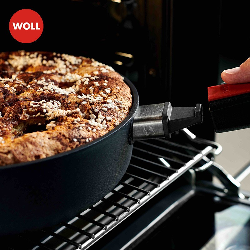 WOLL德国制造不粘煎锅28cm平底锅牛排煎锅家用燃气灶进口锅具煎烙饼