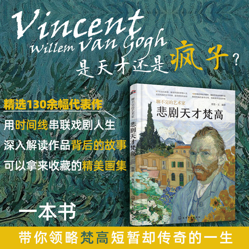 聊不完的艺术家 悲剧天才梵高 一本书带你读懂梵高传奇一生 梵高油画
