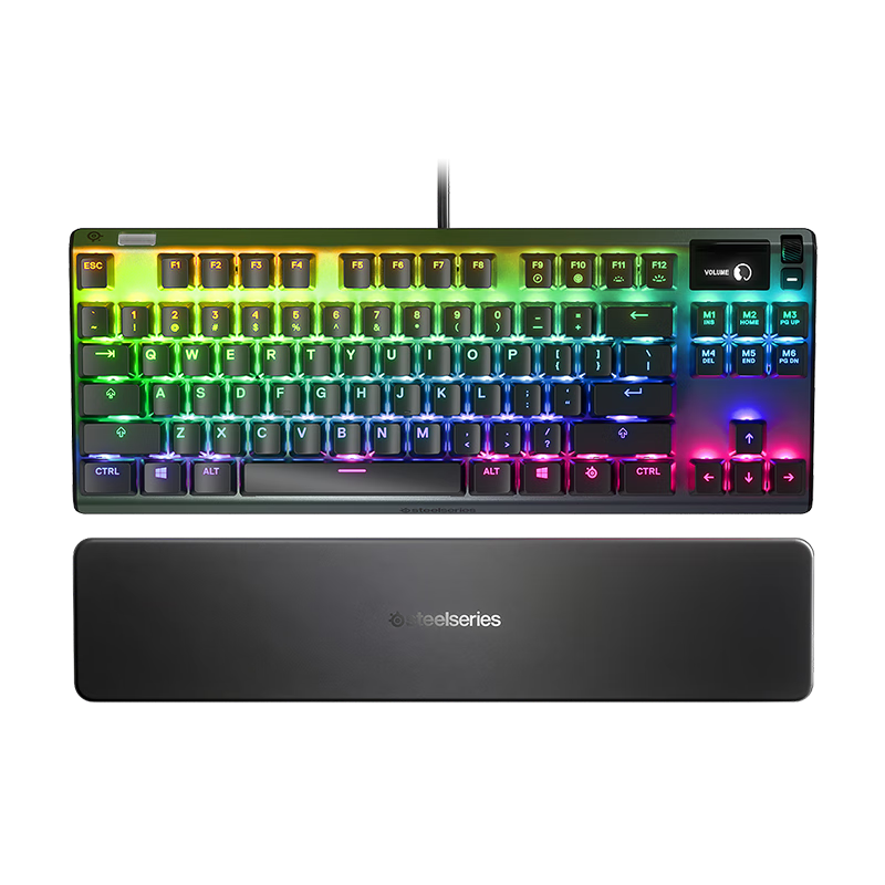 赛睿（SteelSeries）Apex Pro TKL有线机械键盘 磁轴键盘 RT急停可调触发键程 打瓦神器瓦罗兰特CSGO键盘 84键 75配列