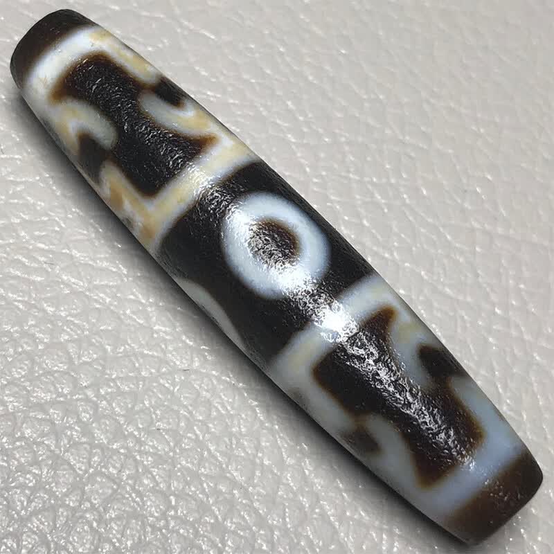 玛瑙吊坠天珠文玩收藏 天珠 莲师法器三眼天珠 tz994zy