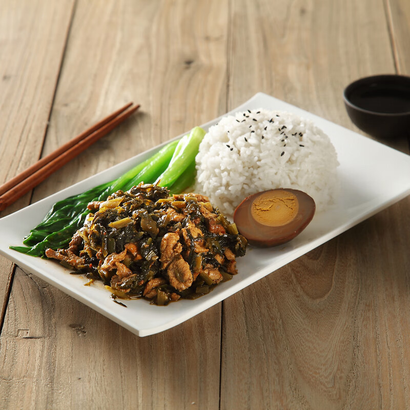 虎钢馋雪菜肉丝盖浇饭速食冷冻料理包简餐快餐半成品菜美食即食 1袋