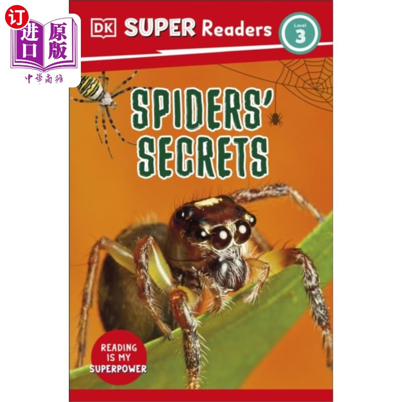 super readers level 3 spiders secrets dk超级读者3级蜘蛛的秘密