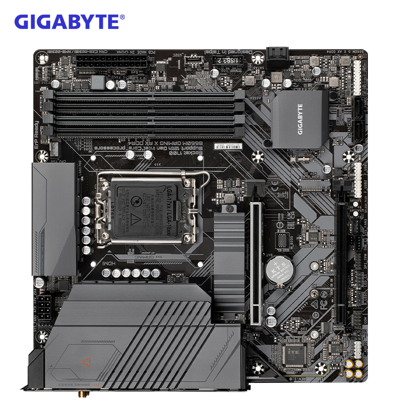 技嘉魔鹰B660M GAMING X AX DDR4主板支持CPU12代酷睿12600K12400F(Intel B660/LGA 1700)