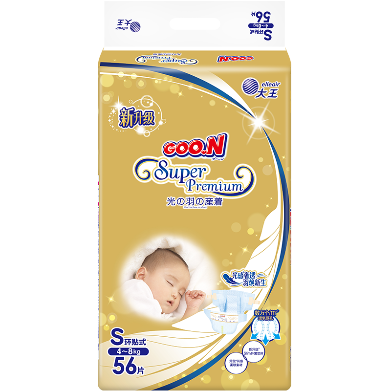 ���ڲ�����������GOO.N��ֽ�������±�֮Դ��ʪ ͸�������� ֽ���S48Ƭ��4-8kg��