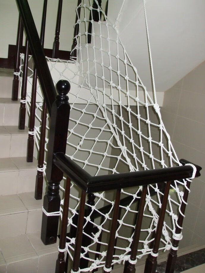 惠利得儿童护栏网高空坠物楼梯防护网阳台阁楼防坠网细孔加厚安爬网